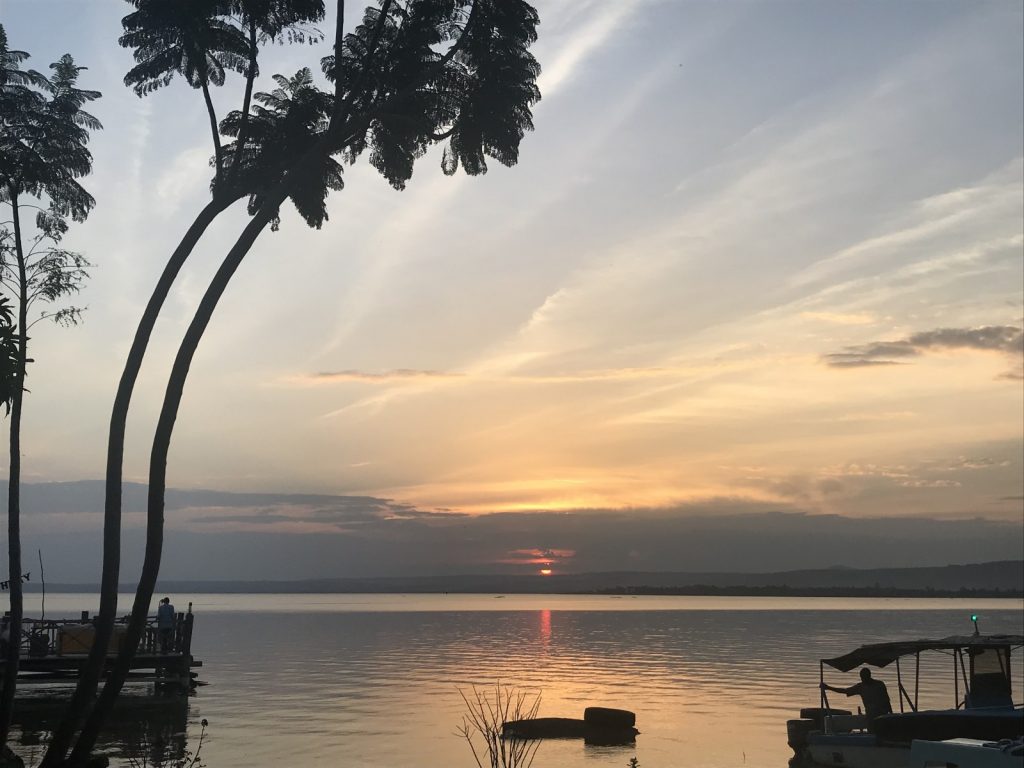 Sunset in Kisumu, Kenya